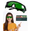 LIGHTMEUP Red Light Therapy Glasses Eye Protection for Infrared &