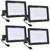 4Pack-60W LED Flood Light Outdoor,6600lm LED Work Light with 6FT