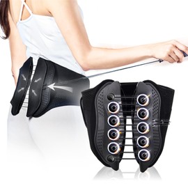 Wavewave Waist Supporter, Strong Waist Corset, Lumbar Spine, Pelvic Support, Belt, One Size, Unisex, Strong Fixation, Hunched, Warped Waist, Father's Day (Main Body)