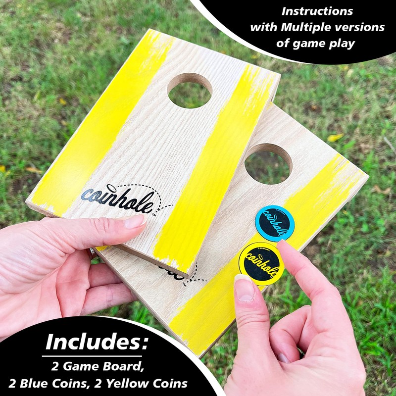 Coinhole Hasbro Tabletop Game Coin Bouncing Party Game | Desktop