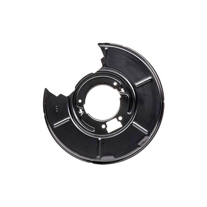 RIDEX 1330S0017 Anchor Plate Rear Left 308/91 mm Sheet Steel