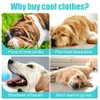 Dog Cooling Vest, Dogs Cooling Coat with Adjustable Buckle Summer