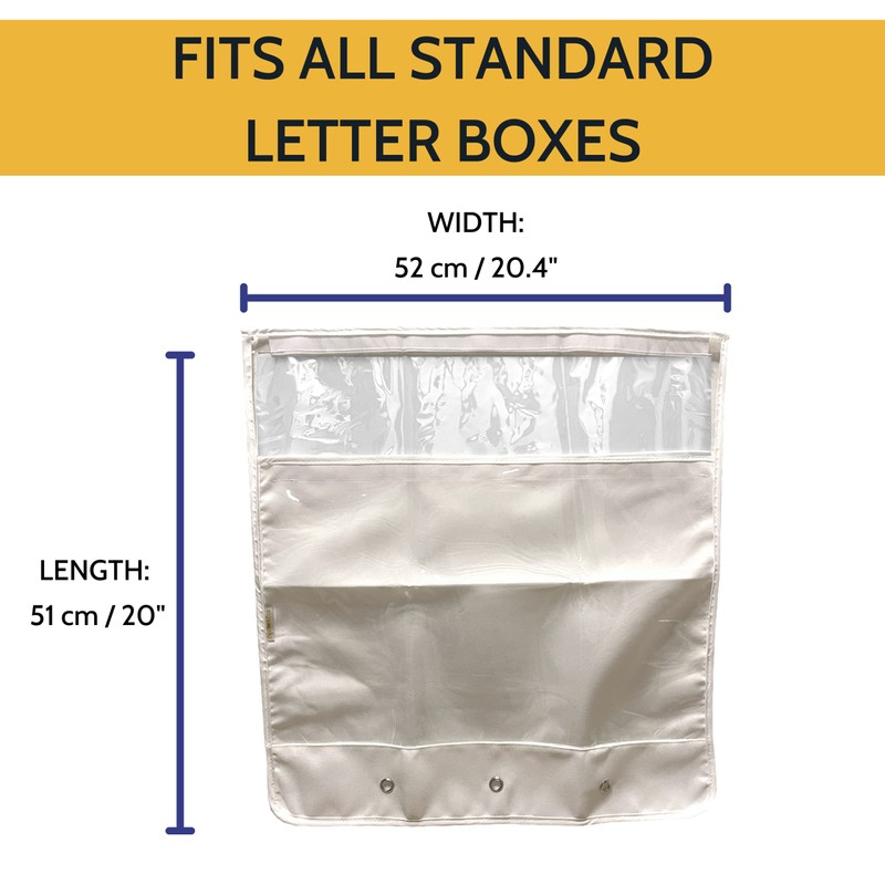 Nevkha Slimline Mail Slot Catcher, Post Letter Box Cage Ideal