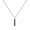 Paul Smith Bicolor Logo Women's Necklace, Silver Stainless Steel, No