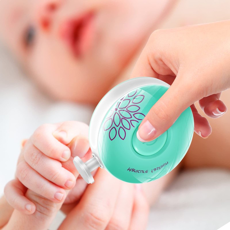 Brencco Electric Nail File for Children with Six Interchangeable Sharpening