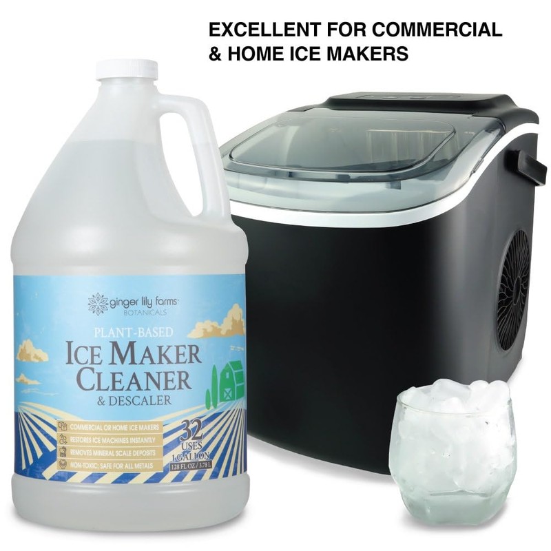 Ginger Lily Farms Botanicals Plant-Based Ice Maker Cleaner & Descaler