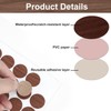 12 Sheet/648 Pcs Wood Texture Screw Caps - PVC Cover