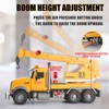 ANJARU 15" Construction Crane Truck Lights Sounds Toys with Extending