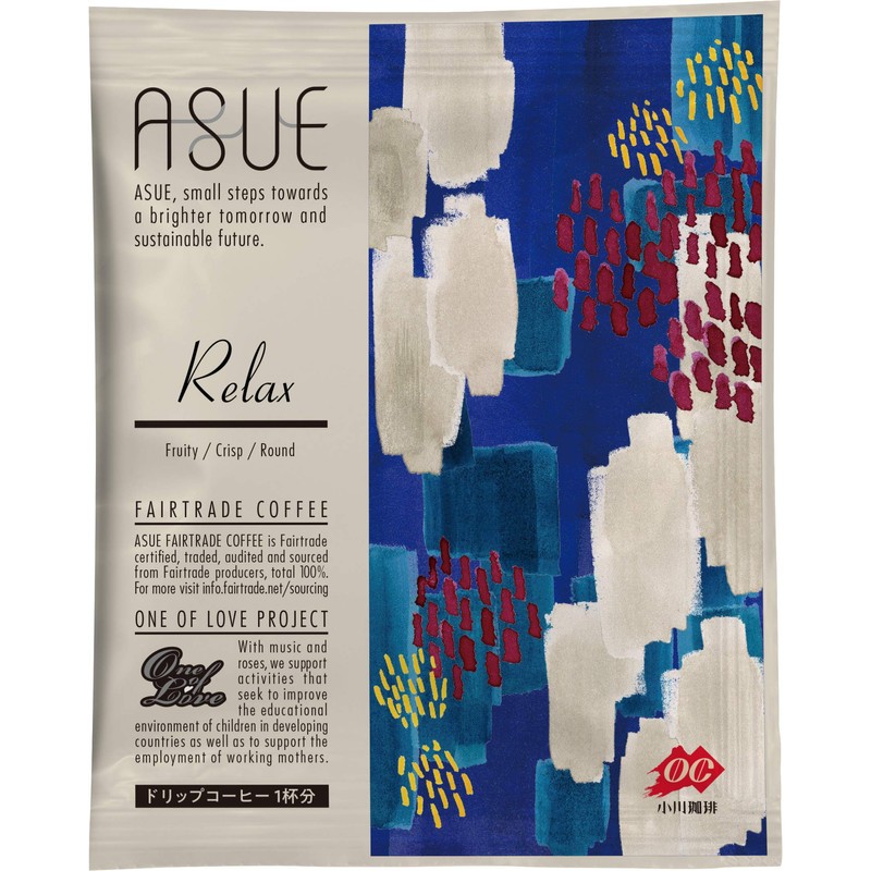 Ogawa Coffee ASUE Fairtrade Coffee Drip Coffee, 0.3 oz (8