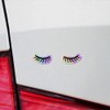 Holographic Decal Stickers Of Lashes Silhouette 2 Premium Waterproof Vinyl