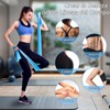 Jasinber Bandas Elásticas, 3 Unidades Bandas de Resistencia para Yoga，Pilates,