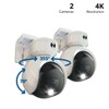 Night Owl® Add On Wired 4K Deterrence Cameras with 2-Way