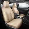 FEINEPRO Seat Covers Only Front 2pc, Breathable Leather Front Seat