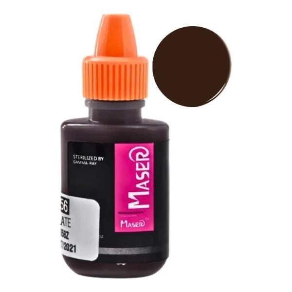 Pigmento Para Micropigmentación Maser 10ml Cejas Labios Ojos Color Chocolate