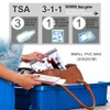 Clear Toiletry Bag, Airport Security Liquid Bag 20 x 20cm