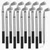 Maydahui Cute Golf Club Ballpoint Pen, Oil-Based, Black, 0.5mm, 12-Piece