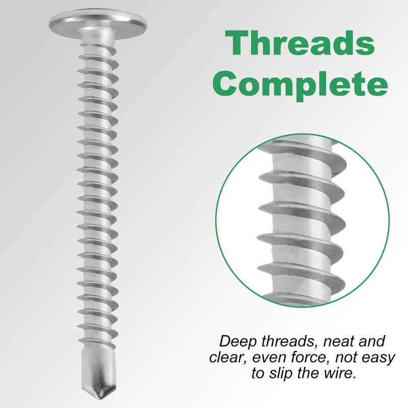 Self Tapping Screw, 410 Stainless Steel Drilling Screw M4.2 *