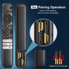 for TCL-Google-TV-Remote-Control Replacement,RC813 Compatible with TCL QM8/QM7/Q7/Q6/Q5/S5/S4/S3 4K UHD HDR