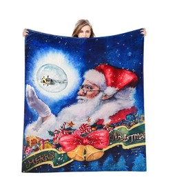 UBeesize Extra Soft Fleece Throw Blanket - Queen Size for Couch, Sofa or Bed, Cozy, Fluffy and All-Season, Decorative Blanket for Kids' Birthday Gifts, Silky and Warm, 60 x 80 Inches