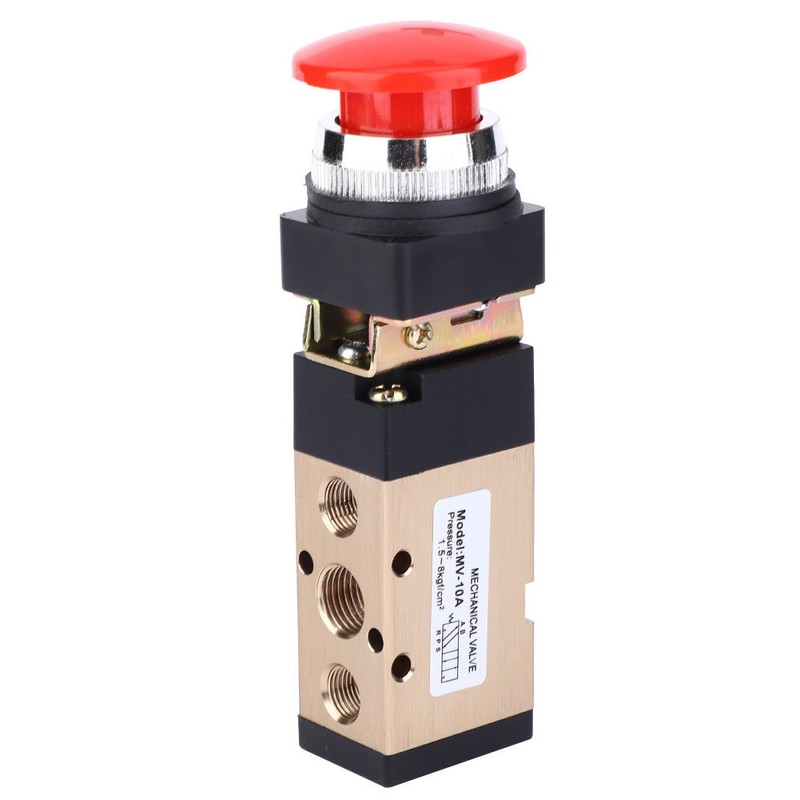 MV-10A Pneumatic Mechanical Valve 2 Position 5 Way Spring Return