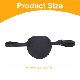 ZAMXHUG 2pcs Adjustable Eye Patch for Adults Children Children Medical Eye Patch Adjustable Adjustable Pirate Eye Patch for Left or Right Eyes Lazy Amblyopia Cosplay