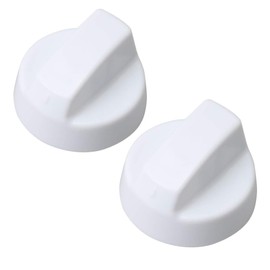 BQLZR White Generic Design Stove/Oven Control Knob with 12 Adapters Pack of 4