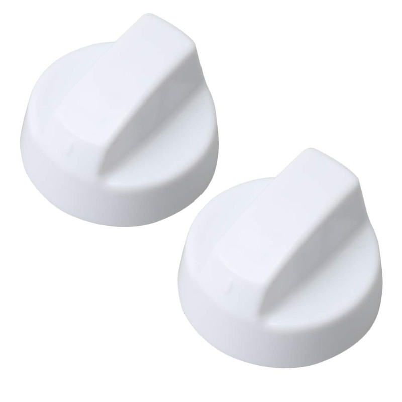 BQLZR White Generic Design Stove/Oven Control Knob with 12 Adapters