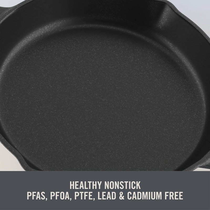Zakarian By Dash 14” Nonstick Cast Iron Wok for Restaurant