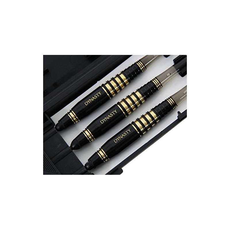 Dynasty 01-31-023 BRASS DARTS SET "SEVEN" (Black)