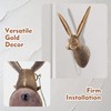 UITWMKTG 5 Pack Animal Head Wall Decor Gold Wall Sculpture