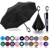 MRTLLOA 40/49/56 Inch Oversize Windproof Inverted Reverse Upside Down Umbrella,