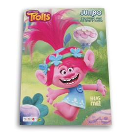 Kelllelldaaa Trolls Hug Me Coloring and Activity Book