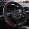 Universal Car Steering Wheel Cover, Heavy-Duty, Leather, 37-38 cm /