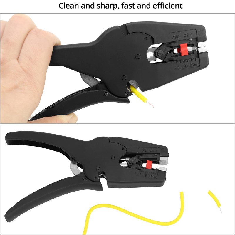 QWORK® Automatic Wire Stripper, Cable Stripper 0.03-10.0 mm², Electricians Tools