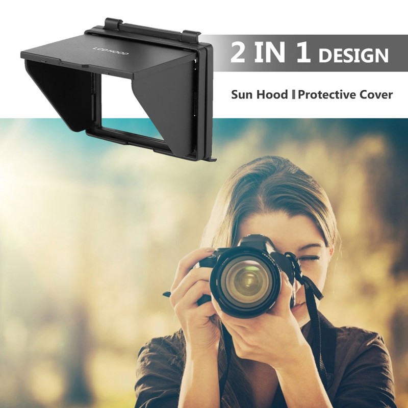 Camera LCD Monitor Screen Folding Hood Sun Shade Protective Cover