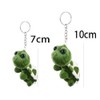 Leadigol 2PCS Cartoon Mini Turtle Shape Plush Keychain, Cute Animal
