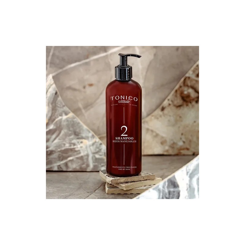 Kit 3 Totale Para Cabello Rizado Vittale Reparador Protector