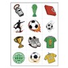 Gel Luna Soccer Face Tattoo Sticker, 1 Piece, T-452 / 젤루나 축구 페이스 타투 스티커, 1개, T-452