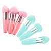 FOMIYES 5sets Finger Puff Makeup Sponge Set Brush Handle Perfect