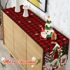 SHOUS Camino de Mesa con Diseño de Gnomo Navideño, 183*33