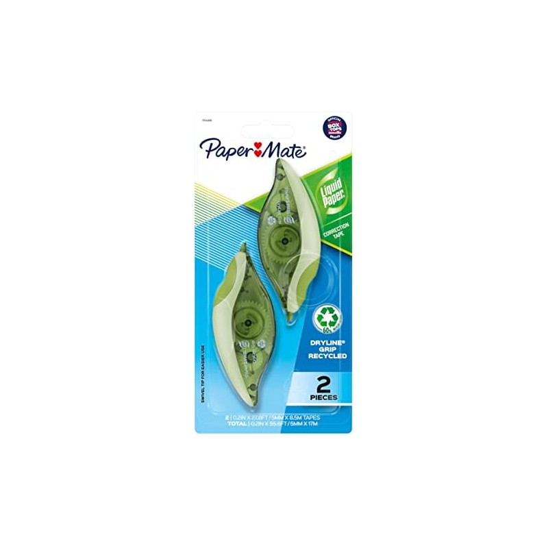 Liquid Paper DryLine Mini Correction Tape, 5 Pack