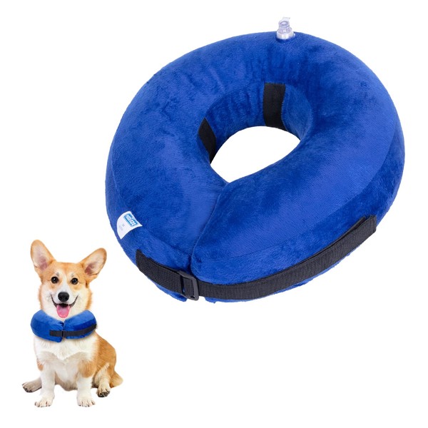 Nobleza Inflatable Dog Collar Dog Recovery Collar Inflatable Pet Protection