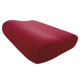 Edda Lux Cover Suitable for Tempur Shape Sleeping Pillow S, M and L, 50 x 31 cm, Shape-Retaining Jersey Pillowcase for Neck Support Pillow, Made of 100% Cotton, in Carmine