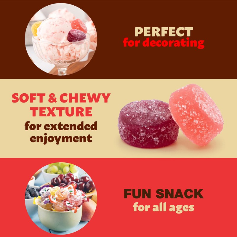 Fida Bonelle Italian Assorted Fruit Jelly Candy | 1.5 Pound