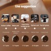 Manual Coffee Bean Grinder 12 Coarseness Settings CNC Stainless Steel