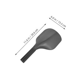 VICASKY 4pcs Barber Facial Shields with Ergonomic Handles Black and Transparent Hairdressing Paddles for Hair Dyeing Protection Reusable Coloring Guards for Salon and Home Use