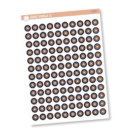 Archery Icon Planner Stickers, Archery Bullseye Planner Stickers, Archery Tournament Stickers (I-020)