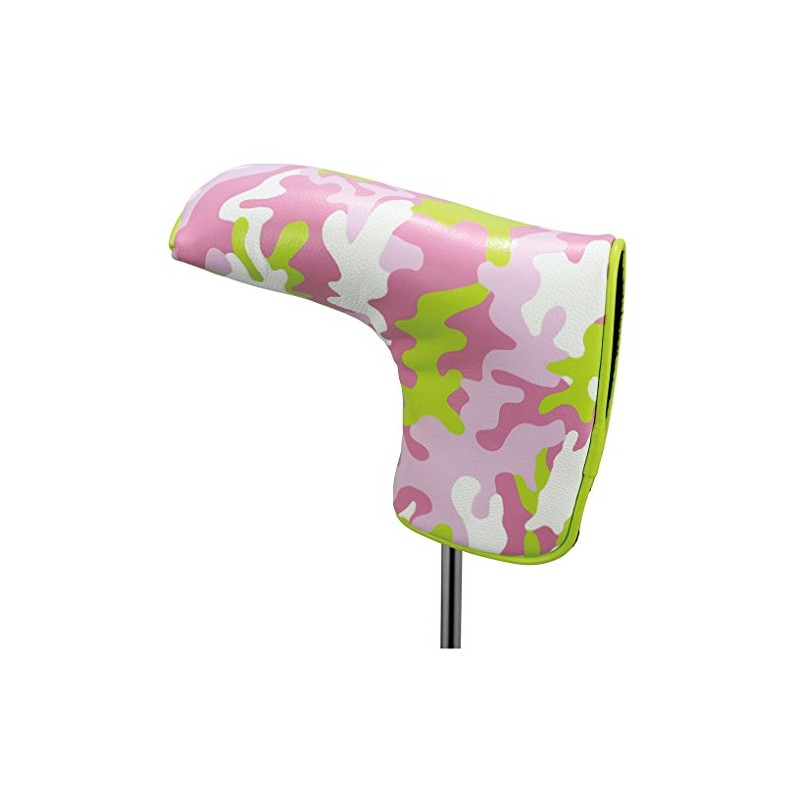 Geotech Headcover Camouflage Headcover Camouflage Blade Putter Cover Pink Neon