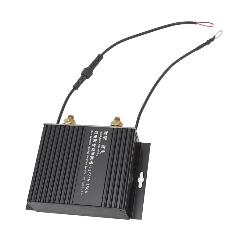 Dual Battery Isolator 150A 12V 24V LED Smart Flashing Voltage