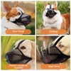 Muzzle Medium Dogs Adjustable Poison Bait Protection Dog Black Muzzles